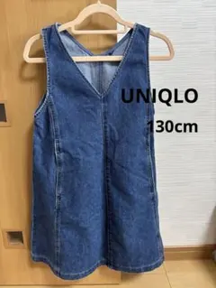 UNIQLO デニムジャンパースカート　130cm