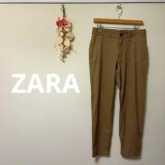 ZARA ベージュ カジュアルパンツ 前後ポケット付き　大特価