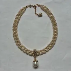 ★2○17 パール　チョーカー　ネックレス