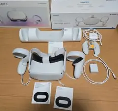 Meta Quest 2 128GB VRヘッドセット 本体 コントローラー付 - メルカリ
