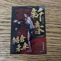2026年最新】rizin カード 朝倉未来の人気アイテム - メルカリ