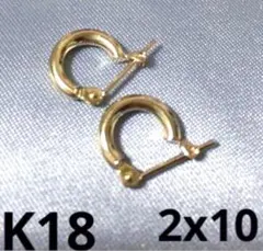 K18YG WG PG【XL】バチカン ジョイントバチカン スナップ開口 開閉 