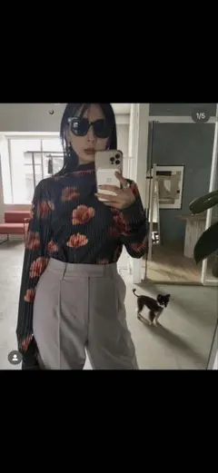 Ameri MEDI PURIPURI SHORT KNIT TOP - メルカリ