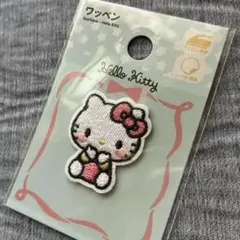 Hello Kitty シールワッペン アイロン接着 ワッペン　サンリオ