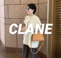 【美品】CLANE CABLE KNIT VEST 1サイズ　ホワイトのサムネイル