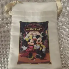 ディズニーストア25周年　ミッキー＆フレンズ　巾着