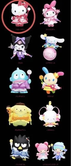 Happyくじ　サンリオ　HANABI2024 フィギュア賞 ハローキティ