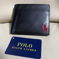 希少 Polo Ralph Lauren ポロ ブルドッグ 二つ折り財布 グレー - メルカリ