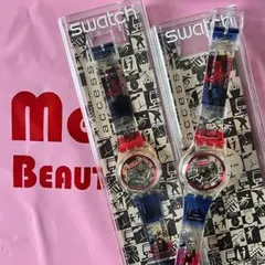 Swatch ACCESS スケルトン腕時計 2本セット