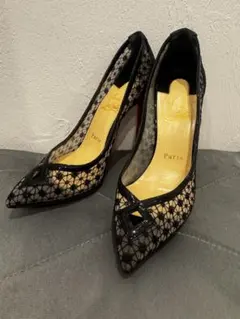 Christian Louboutin ブラックハイヒールのサムネイル