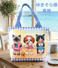 ハンドメイド キルト生地の四角いトートバッグ（FE-32） - メルカリ