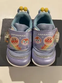アンパンマン　ベビーシューズ　ムーンスターパープル　12cm