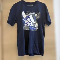 adidas グラフィック Tシャツ ネイビー M