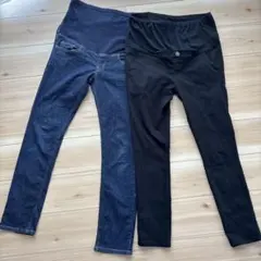 マタニティパンツ 2本セット