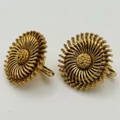 美品 TRIFARI トリファリ イヤリング ゴールド 刻印 ヴィンテージ 希少のサムネイル