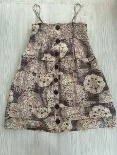 ジルスチュアート　JILLSTUART レース柄 キャミワンピース
