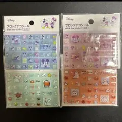タイルシール　4枚 ブロックデコシール ミッキー&ミニー　ベイマックス