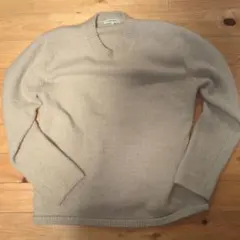 GLOBAL WORK ベージュ Vネックセーター Lサイズ