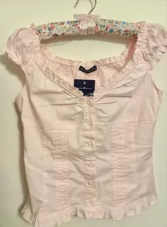 BRANDY MELVILLE ベビーピンクブラウス