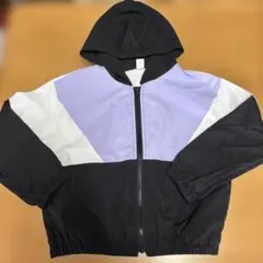 週末限定セール★キッズ フード付き カラーブロックジャケット