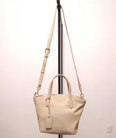 キタムラ 軽量 2WAYショルダーバッグ ベージュ