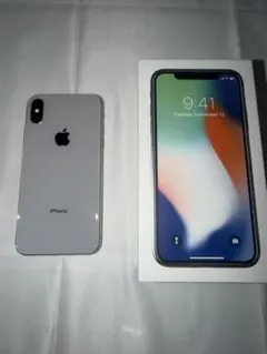 Apple iPhone X SIMフリー シルバー