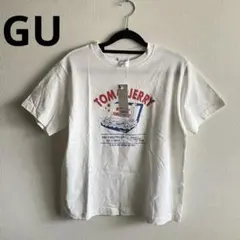 GU トムとジェリー Tシャツ ホワイト160