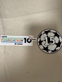 FOUNDATIONパッチ➕ レアル・マドリード用　CLチャンピオン15パッチ