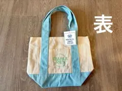 お値下げ♪♪TRADER JOE'S パステル ブルー　ミニトート　トートバッグ
