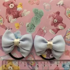 9 キッズリボン　キッズヘアゴム  ハンドメイド