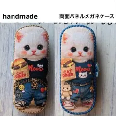 ハンドメイド 猫ちゃんパネル メガネケース❣️ - メルカリ