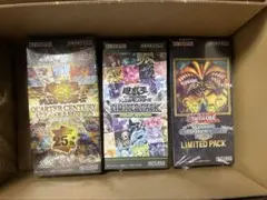 遊戯王OCG 限定ボックス３箱まとめ売り