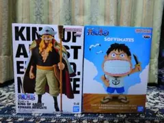 ワンピース フィギュア 2種セット エドワード・ニューゲート ルフィ