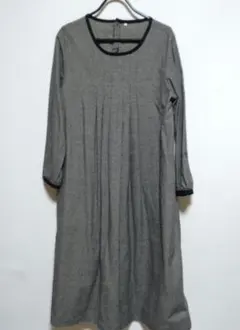 【SEASON REASON】チェック柄長袖シャツワンピース M