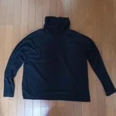 UNIQLO タートルネック 長袖 ブラック XL