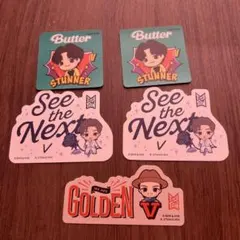 BTSテテ　シール、ステッカーセット