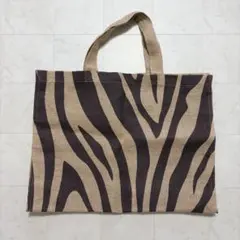 美品 MAISON BENGAL メゾンベンガル ゼブラ プリント トートバッグのサムネイル