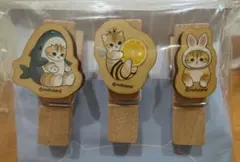 新品・ 미개봉 モフサンド ウッドクリップ