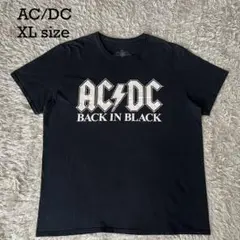 ACDC グラフィック Tシャツ XL ブラック BACK IN BLACK