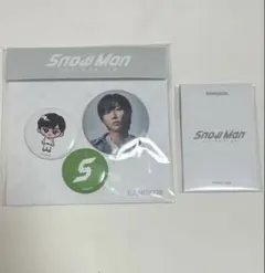 SnowMan POPUP タイ バンコク 缶バッジ フォトカードD 阿部亮平