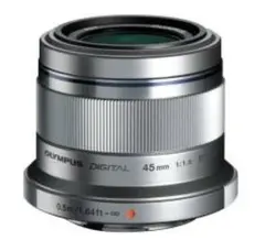 【中古】「未使用品」OLYMPUS 単焦点レンズ M.ZUIKO DIGITAL 45mm F1.8 シルバー 2026年最新】OLYMPUS 単焦点レンズ M.ZUIKO DIGITAL 45mm F1.8