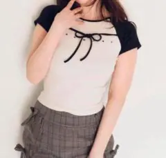 andmary アンドマリー Alma ribbon tops black - メルカリ