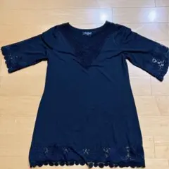 激安！70％オフ！ 新品マリアーニ刺繍レース　五分七分丈チュニックのサムネイル