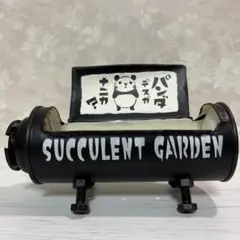 リメイク缶★カセットボンベリメ缶・BLACK★ 多肉植物 リメ缶 リメ鉢