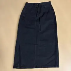 BeAMS★ロングスカート★ブラックデニム