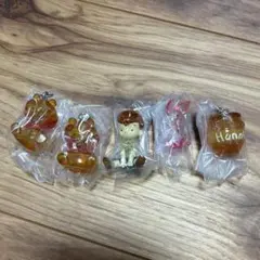 プーさん　めじるしアクセサリー　5点セット