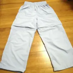 S カーゴパンツ パラシュートパンツ 水色