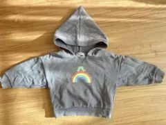 はらぺこあおむし　パーカー　グレー　90cm ベビー服　子ども服