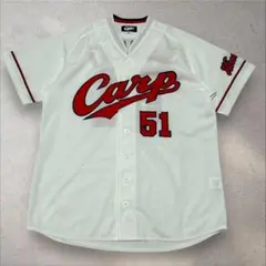 カープ ユニフォーム Mサイズ #51 鈴木誠也選手 白 ビジター 広島東洋