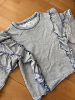 CIAOPANIC TYPY グレー フリルトレーナー L